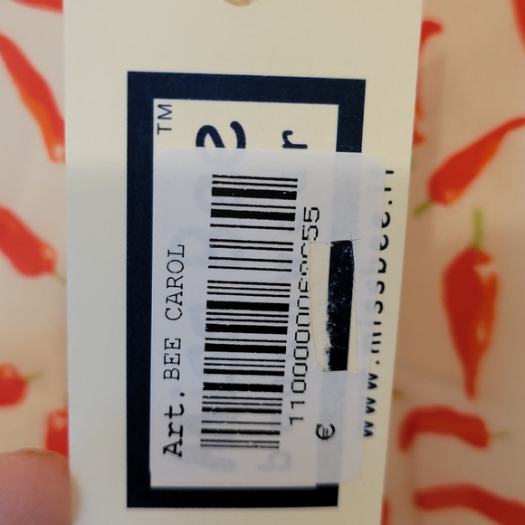 Miss Bee Women's Beach Wear Chili Print Maxi Skirt Size Small - Picture 4 of 8